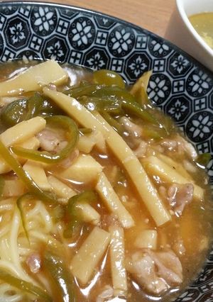 チンジャオあんかけ麺-レシピのメイン写真