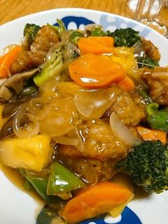 リメイク☆鶏の唐揚げの甘酢あんかけ-レシピのメイン写真
