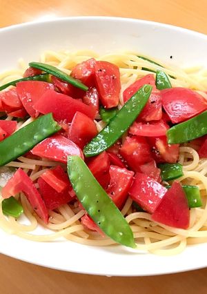 めっちゃ簡単！トマトの冷製パスタ☆-レシピのメイン写真