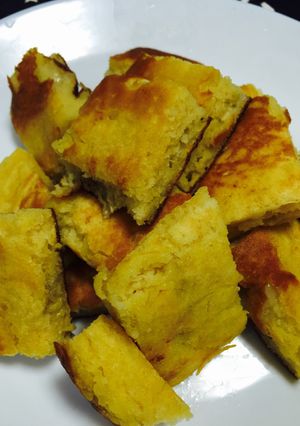 HM豆腐バナナ味見で無くなるホットケーキ-レシピのメイン写真