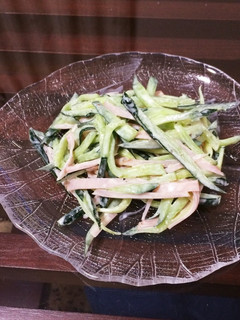 即席 きゅうりとハムのシャキシャキサラダ-レシピのメイン写真