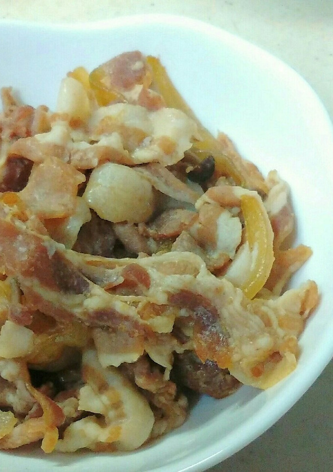 豚バラとえのきの生姜焼き-レシピのメイン写真