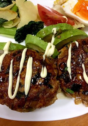 ヨシダグルメのたれで♪にらバーグ-レシピのメイン写真