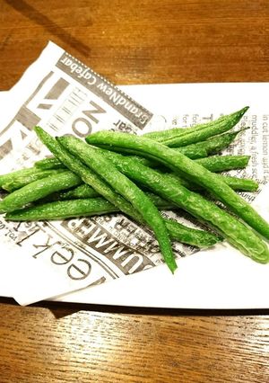 最強においしい！いんげんの素揚げ-レシピのメイン写真