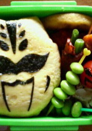 ゲキレンジャー♪イエロー弁当（キャラ弁）-レシピのメイン写真