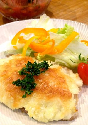簡単!美味い♡豚肉チーズポテト焼き-レシピのメイン写真
