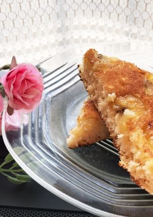 朝食に♪米粉バナナキャラメルパンケーキ♡-レシピのメイン写真