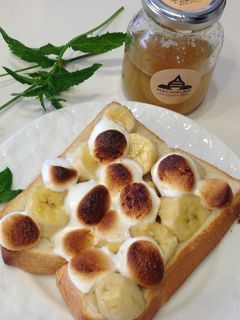 バナナマシュマロトースト-レシピのメイン写真