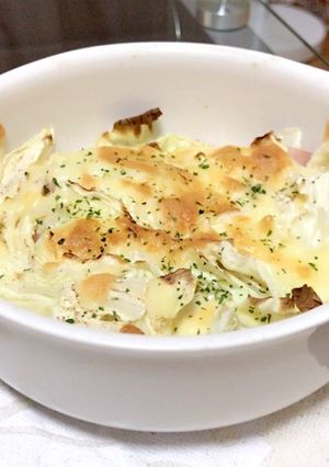 キャベツとベーコンのオーブン焼き:-)-レシピのメイン写真