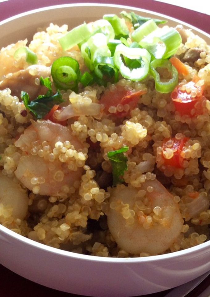 Quinoa(キヌア)のエビピラフ-レシピのメイン写真