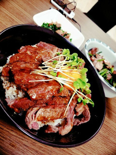 簡単!スタミナステーキ丼☆-レシピのメイン写真