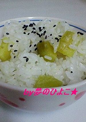 シンプルに簡単♪さつまいもご飯-レシピのメイン写真