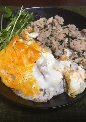 夏に食べたい豚肉と大葉の和風ガパオライス-レシピのメイン写真