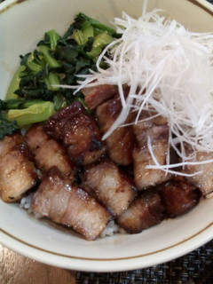 秘伝のタレ絡む絶品★簡単★甘辛焼豚丼-レシピのメイン写真