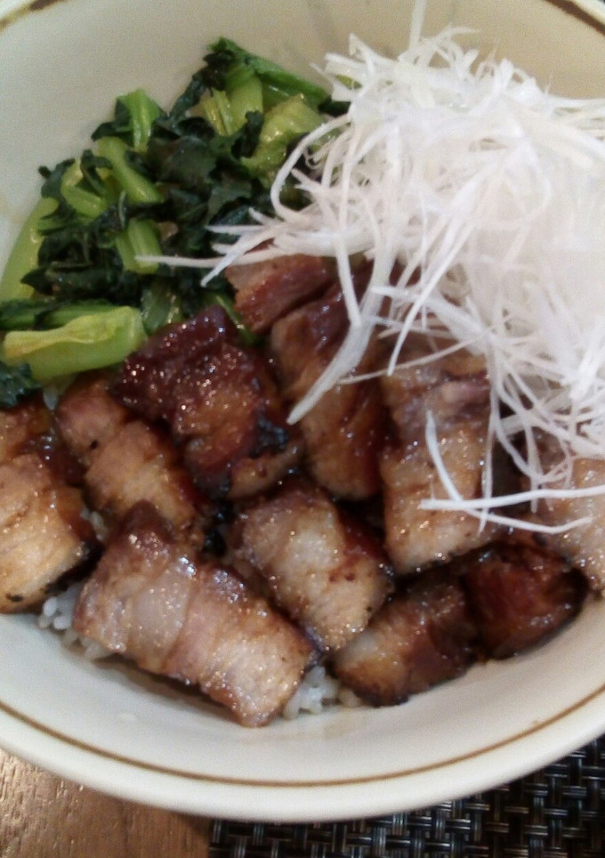 秘伝のタレ絡む絶品★簡単★甘辛焼豚丼-レシピのメイン写真