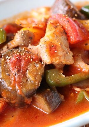 チキンと夏野菜のトマト煮-レシピのメイン写真