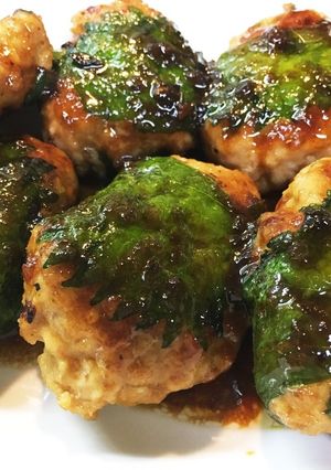 お弁当にも！ 鶏ひき肉のしそつくね-レシピのメイン写真
