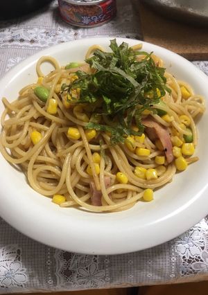 枝豆とコーンのバター醤油パスタ-レシピのメイン写真