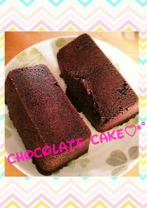 レンジで簡単♡濃厚チョコレートケーキ♡*-レシピのメイン写真
