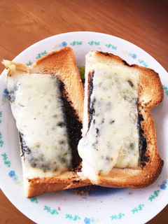 佃煮ノリ&チーズトースト!-レシピのメイン写真