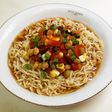 野菜お豆のオリーブ香る冷やし味噌ラーメン