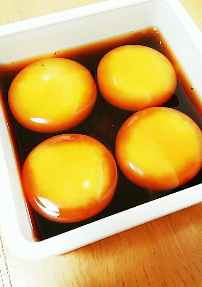 簡単たまごの醤油漬け♥-レシピのメイン写真