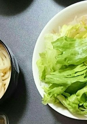 サラダうどん-レシピのメイン写真