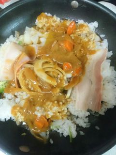 厚底鍋で余熱カレー炒め-レシピのメイン写真