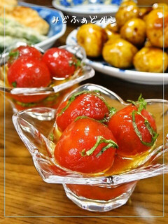 すし酢で食べきり✿ミニトマトの和風マリネ-レシピのメイン写真