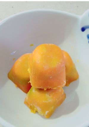 炊飯器で離乳食☆かぼちゃペーストキューブ-レシピのメイン写真