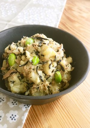 ひじきとツナの和風ポテトサラダ-レシピのメイン写真