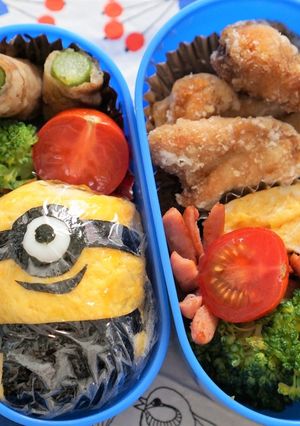 キャラ弁★ミニオンおにぎり-レシピのメイン写真