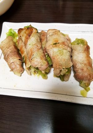 豚肉でレタス巻き-レシピのメイン写真