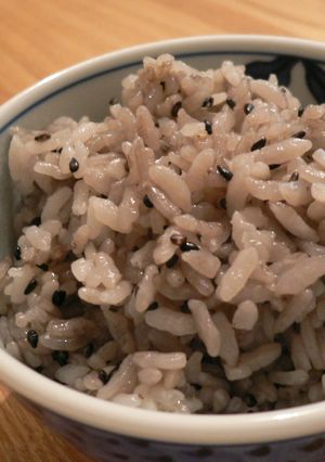 ゴマ香る☆黒ごま御飯-レシピのメイン写真