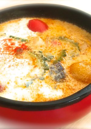 ゴーヤーでタイ料理！トムヤムカレー-レシピのメイン写真