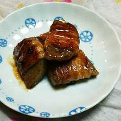 รูปของ 豚バラ肉のこんにゃくまきまき～♪