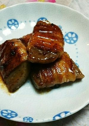 豚バラ肉のこんにゃくまきまき~♪-レシピのメイン写真