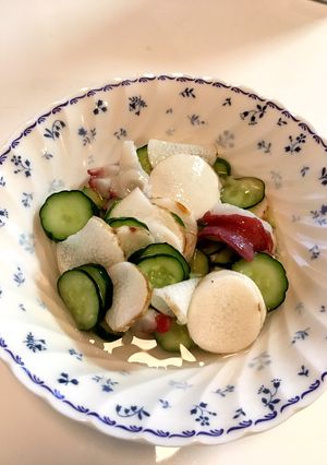 たこ・きゅうり・長芋のサッパリ酢の物-レシピのメイン写真