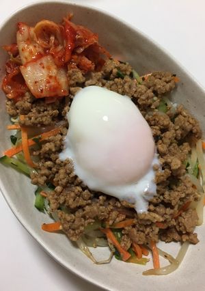簡単手抜きビビンバ丼-レシピのメイン写真