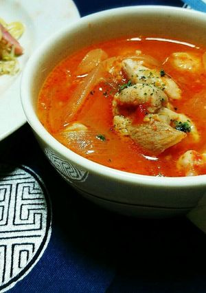 鶏肉のトマト煮-レシピのメイン写真