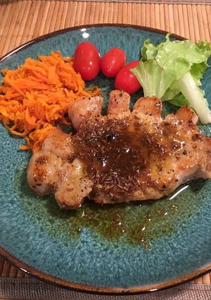 ポークソテーオレンジクミンソース-レシピのメイン写真