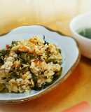 鶏ひきと じゃこで 高菜チャーハン