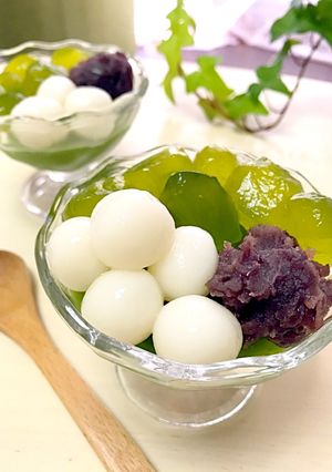 抹茶づくしの白玉パフェ 〜夏甘味〜-レシピのメイン写真
