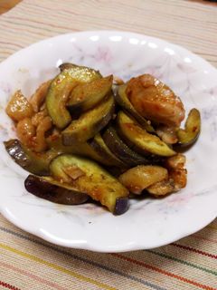 なすと鶏もも肉の♪ピリ辛炒め♥-レシピのメイン写真