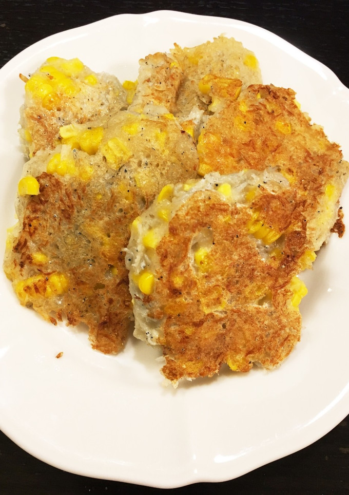 しらす大量消費！とうもろこしとのお焼き-レシピのメイン写真