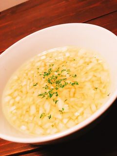きざみ玉ねぎのオニオンスープ-レシピのメイン写真