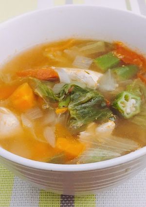 一人暮らしの強い味方！食べるスープ-レシピのメイン写真