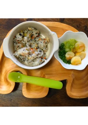 離乳食に♡炊飯器で簡単炊き込みご飯-レシピのメイン写真