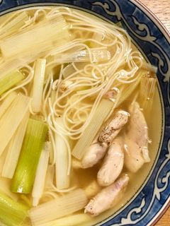 焼き葱と鶏肉の煮麺-レシピのメイン写真