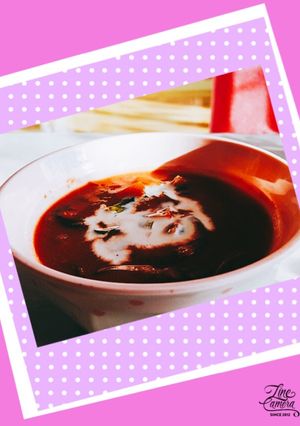 トマトジュースと豆乳の野菜スープ-レシピのメイン写真